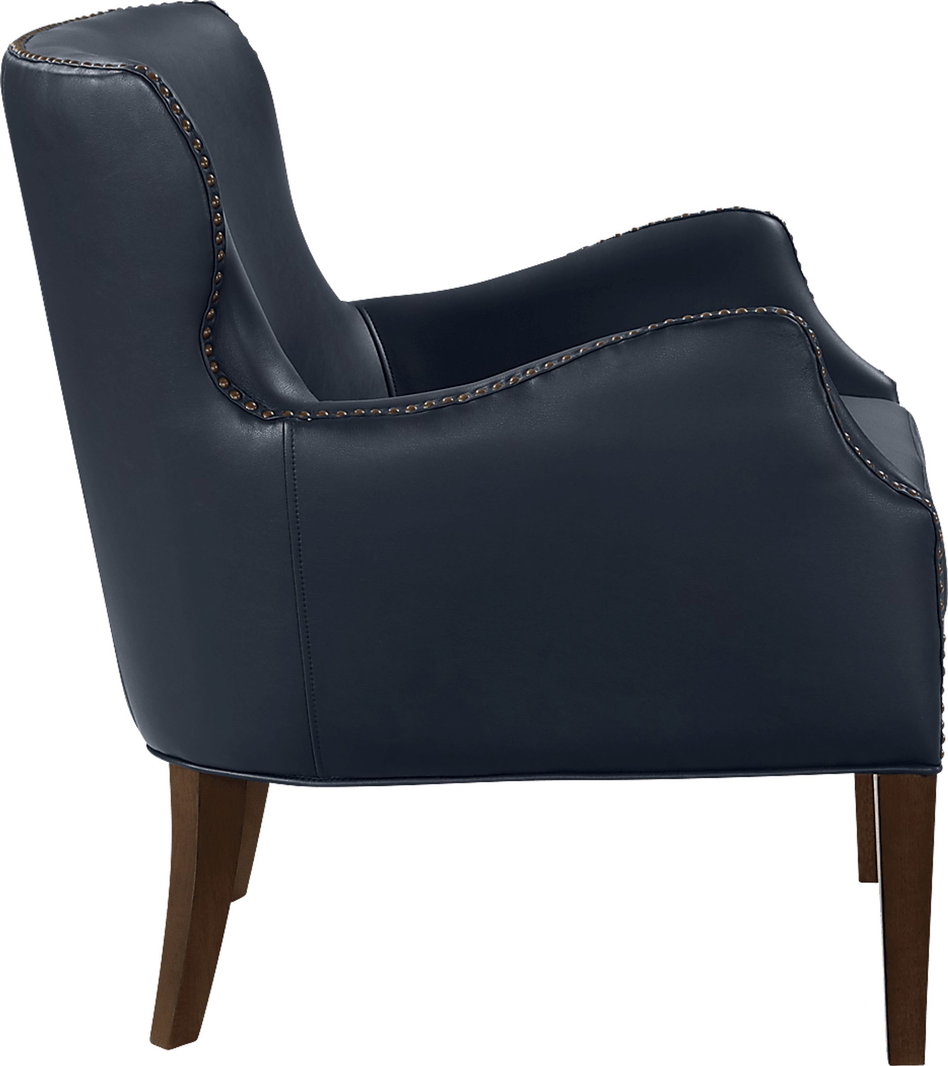Devillers Dark Blue Arm Chair - Image 7