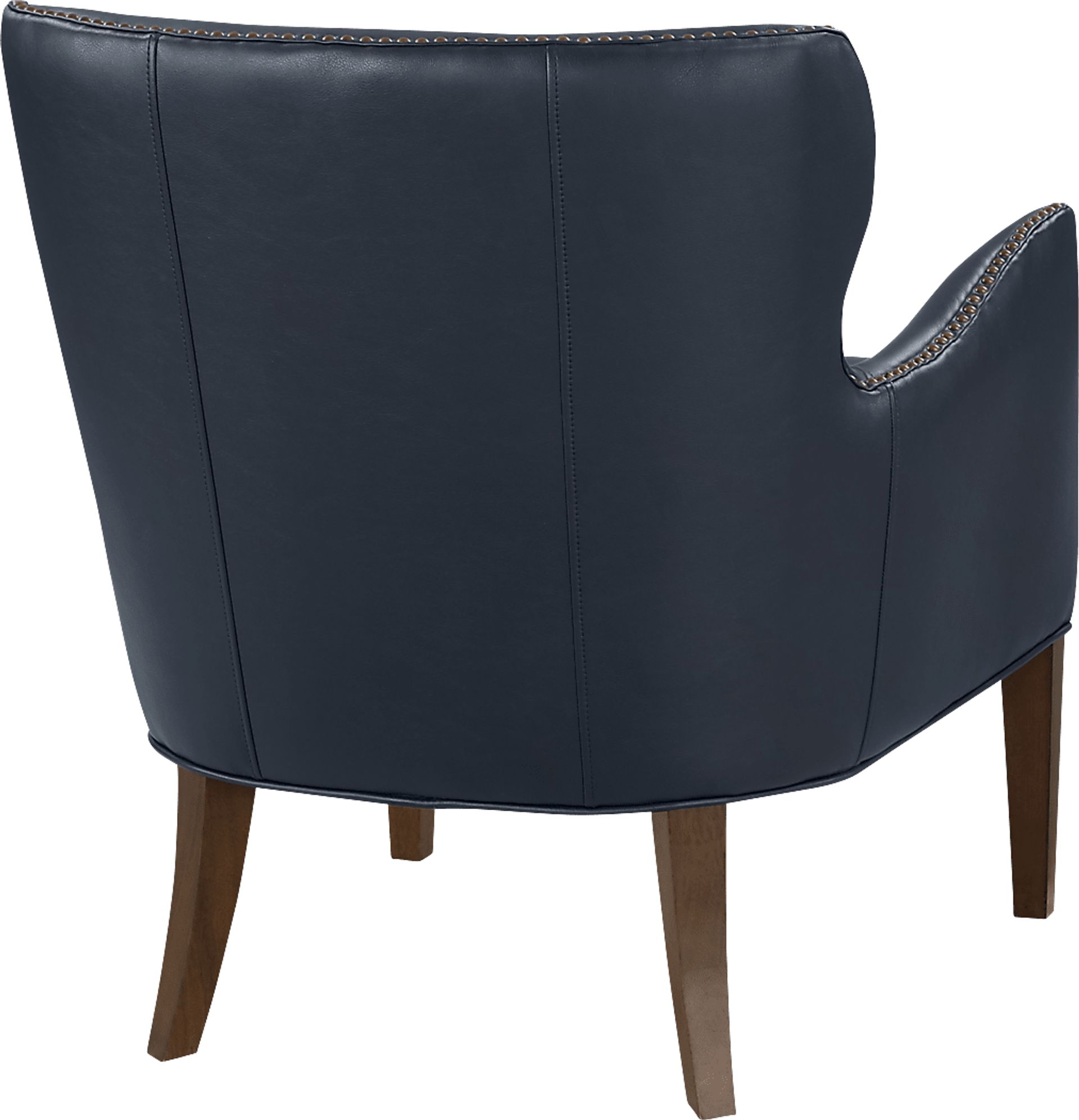 Devillers Dark Blue Arm Chair - Image 8