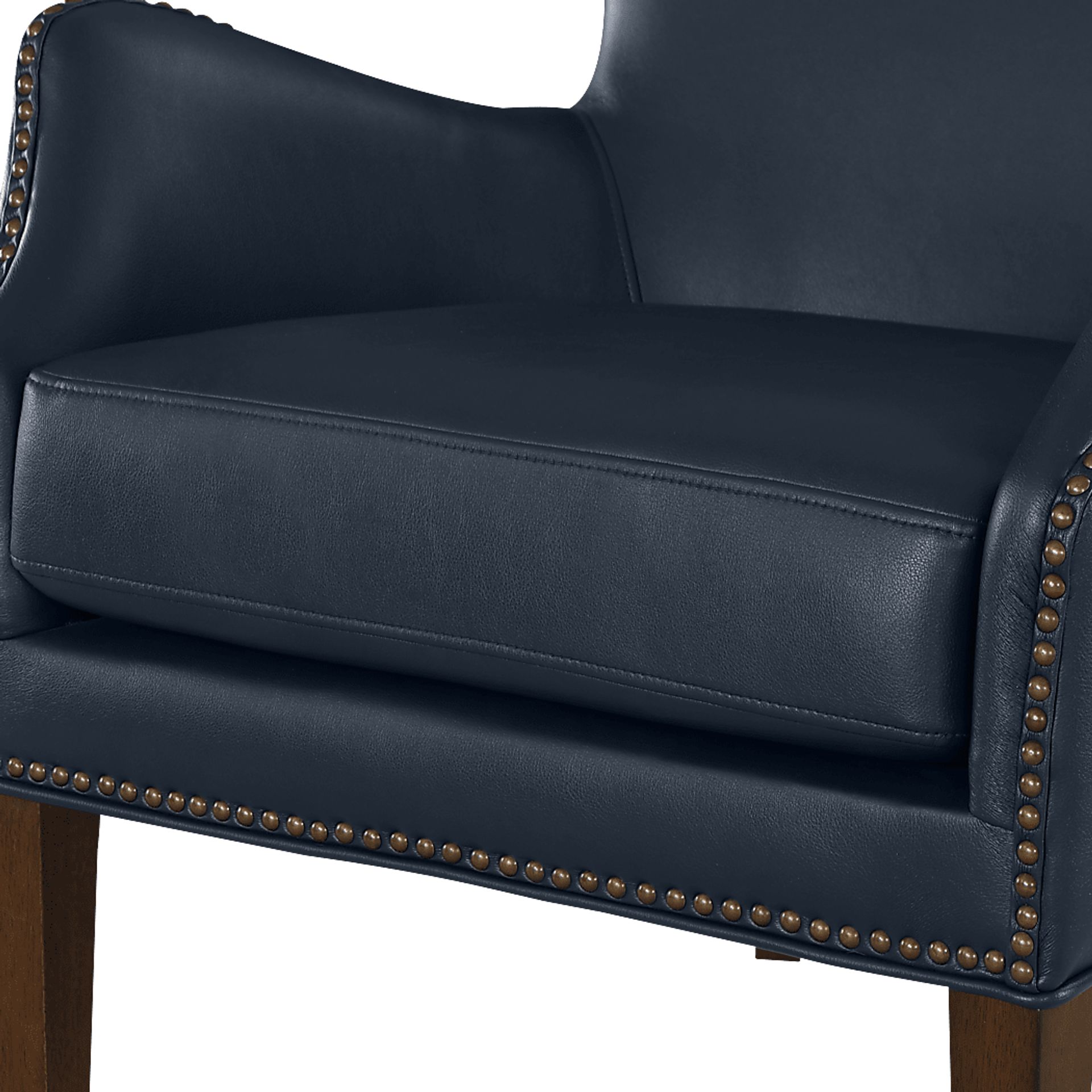 Devillers Dark Blue Arm Chair - Image 10