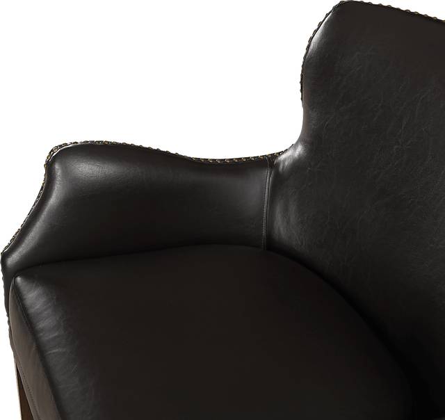 Devillers Dark Brown Arm Chair - Thumbnail - Image 11