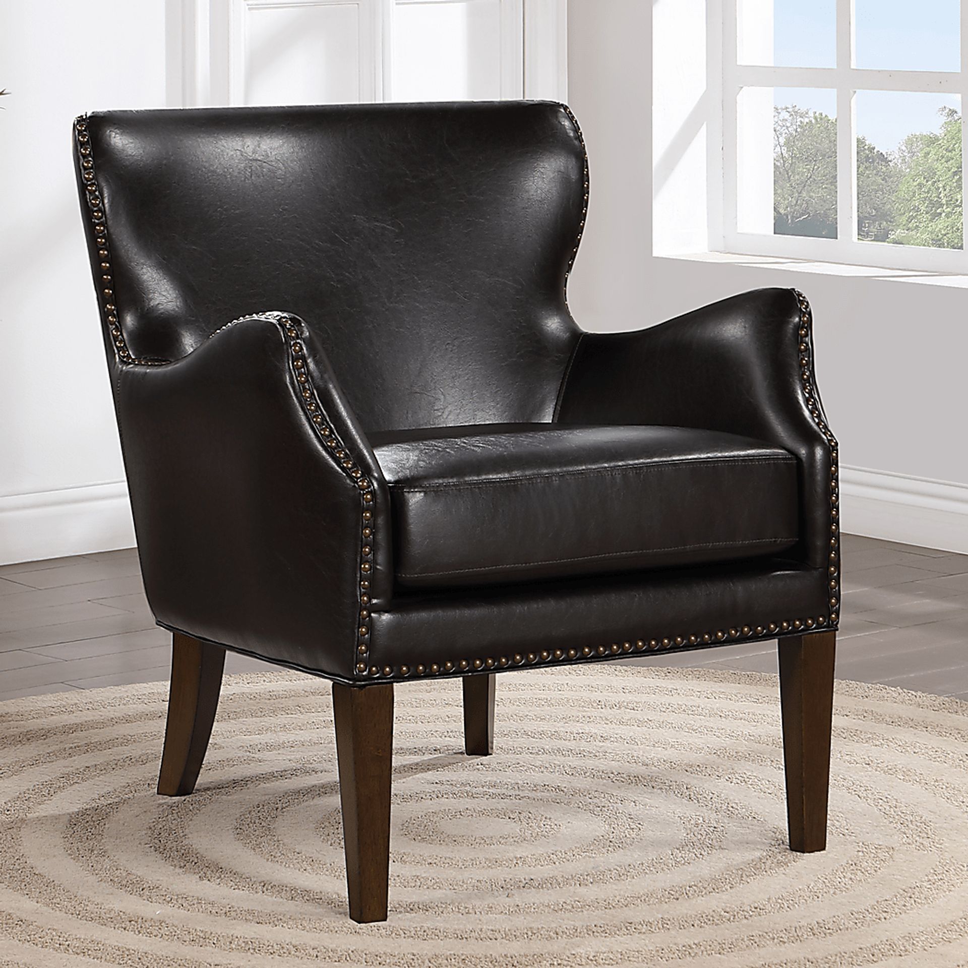 Devillers Dark Brown Arm Chair - Image 3