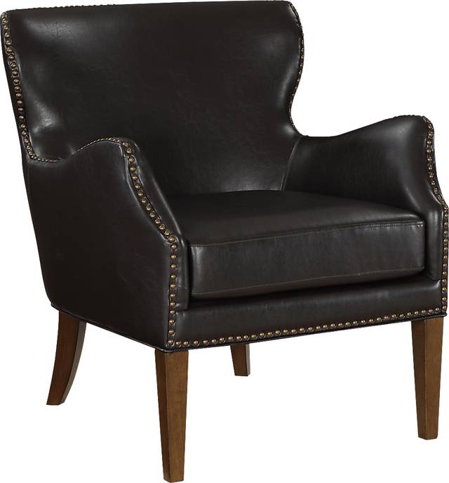 Devillers Dark Brown Arm Chair - Thumbnail - Image 4
