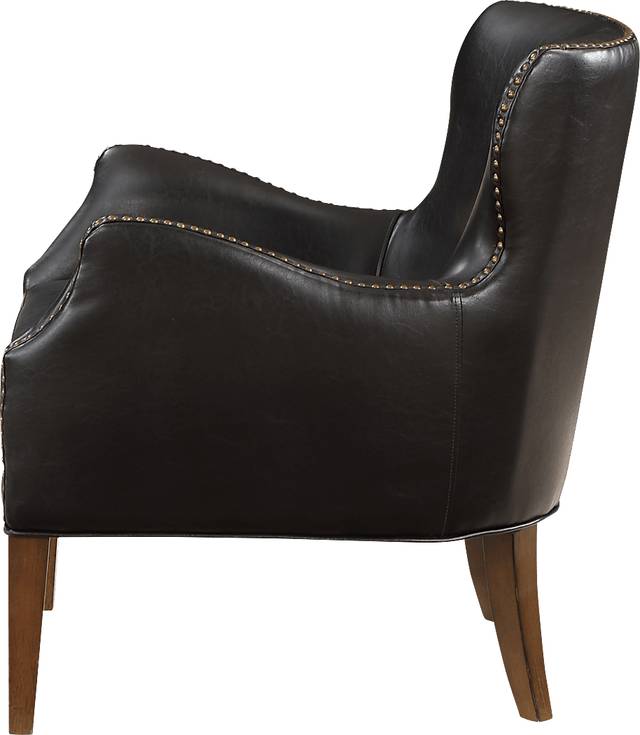 Devillers Dark Brown Arm Chair - Thumbnail - Image 5