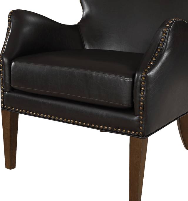 Devillers Dark Brown Arm Chair - Thumbnail - Image 10
