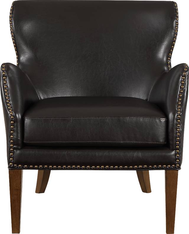 Devillers Dark Brown Arm Chair - Thumbnail - Image 1