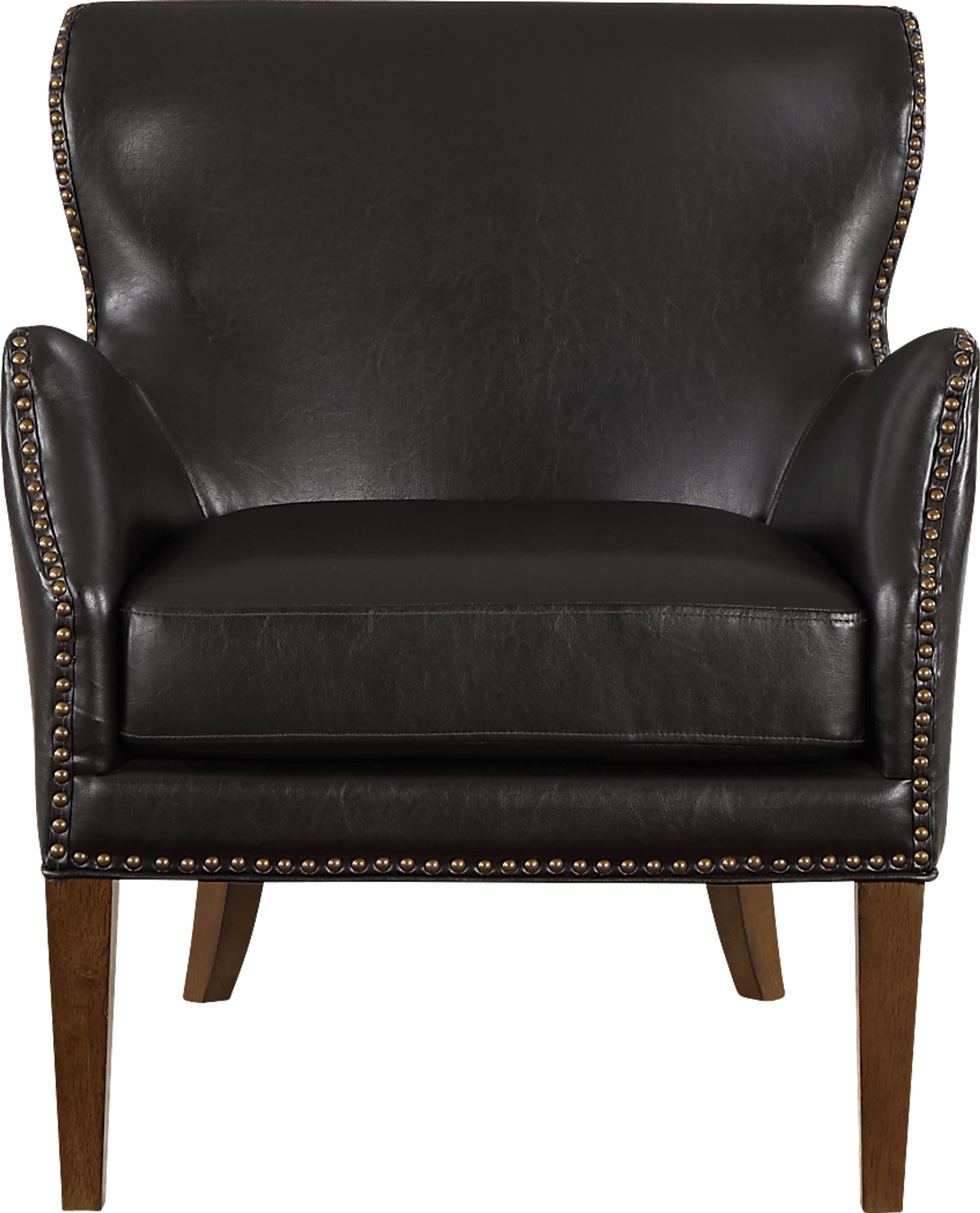 Devillers Dark Brown Arm Chair - Image 1