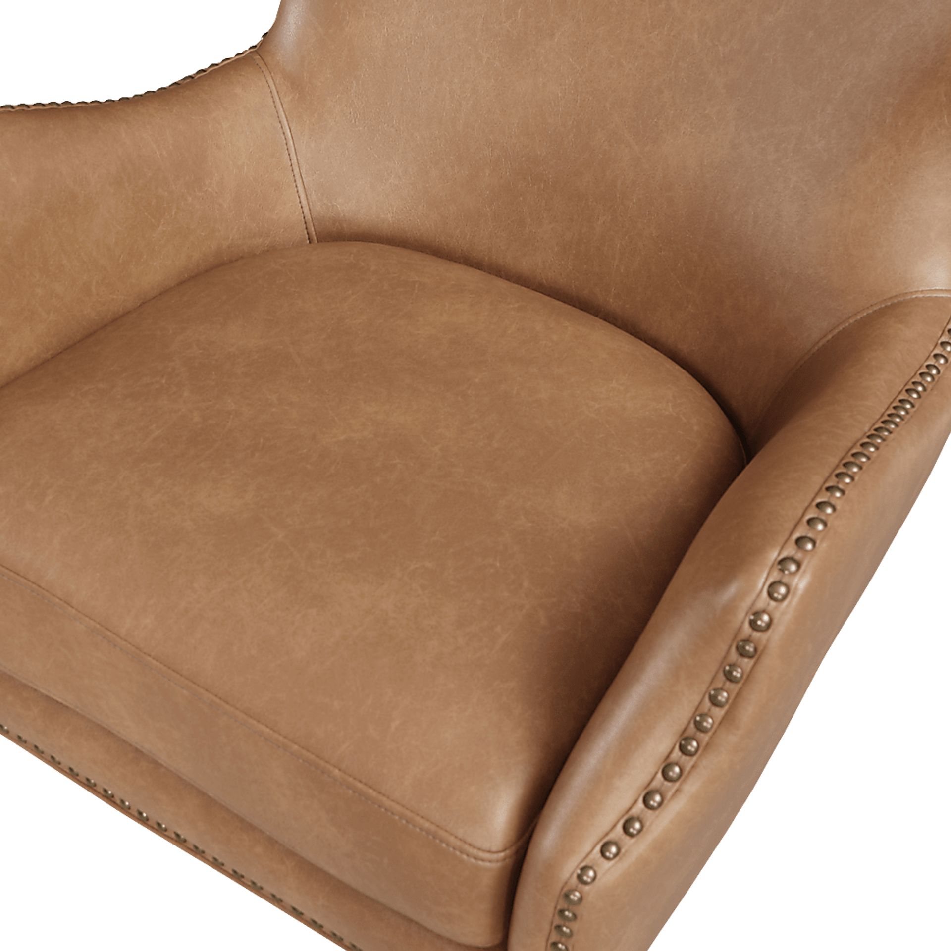 Devillers Light Brown Arm Chair - Image 13