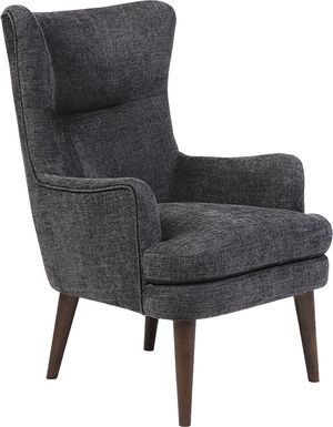 Devlin Black Accent Chair