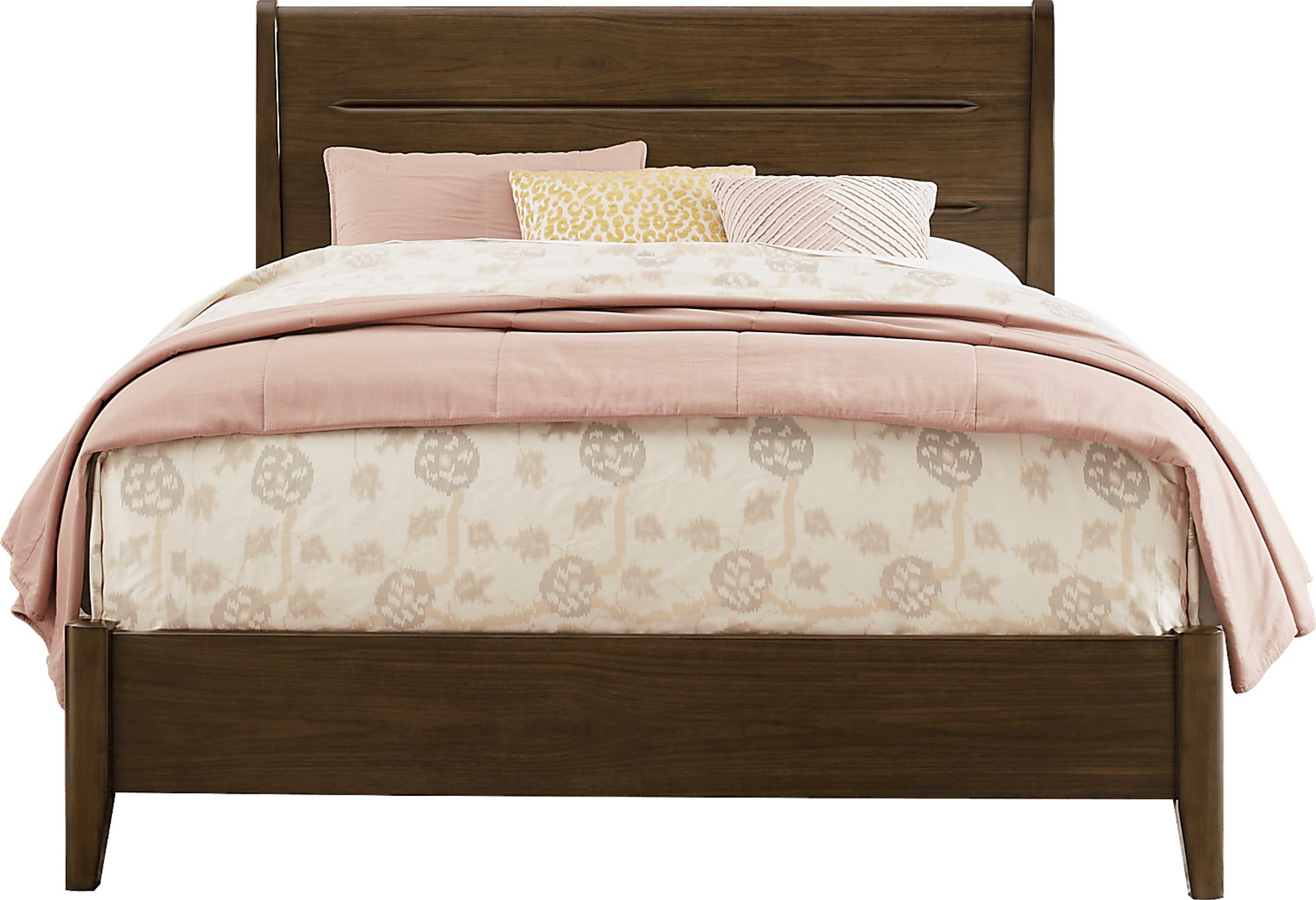Devon Loft Walnut 3 Pc King Panel Bed - Image 1