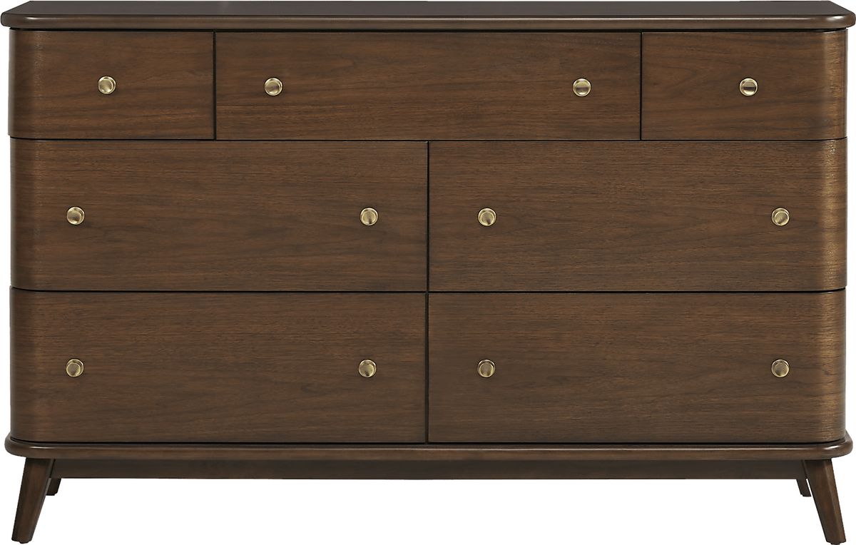 Devon Loft Walnut Dresser - Rooms To Go