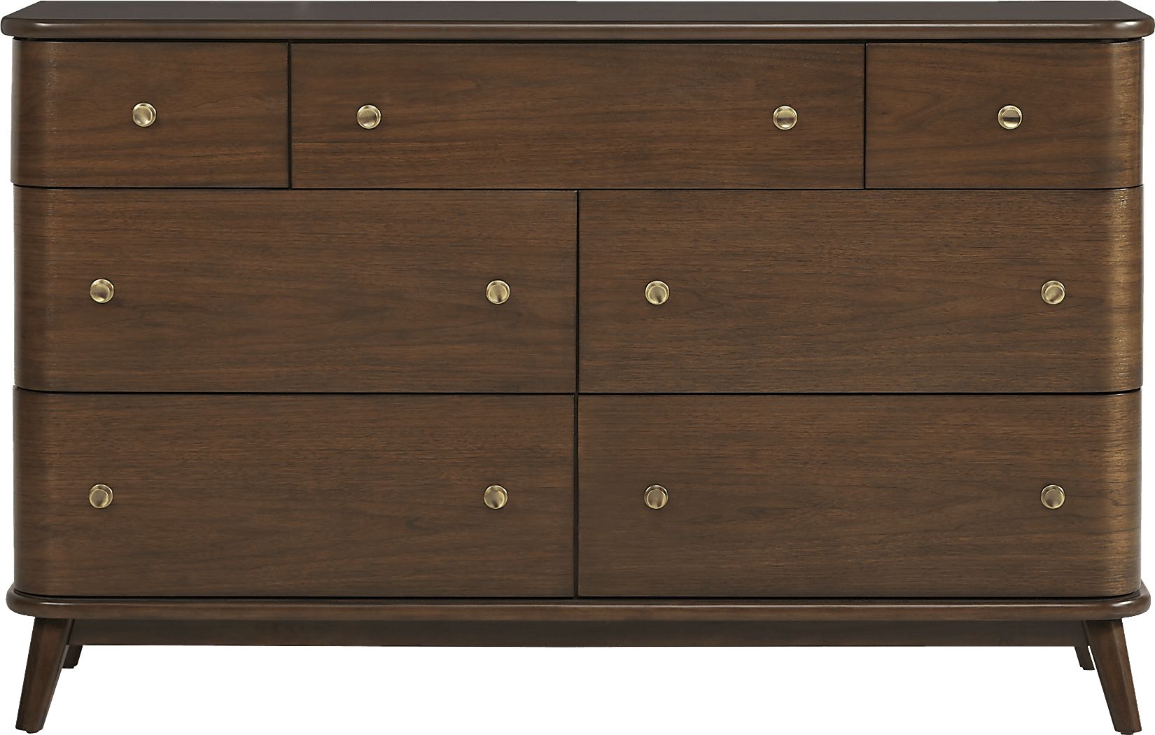 Devon Loft Walnut Dark Wood Dresser