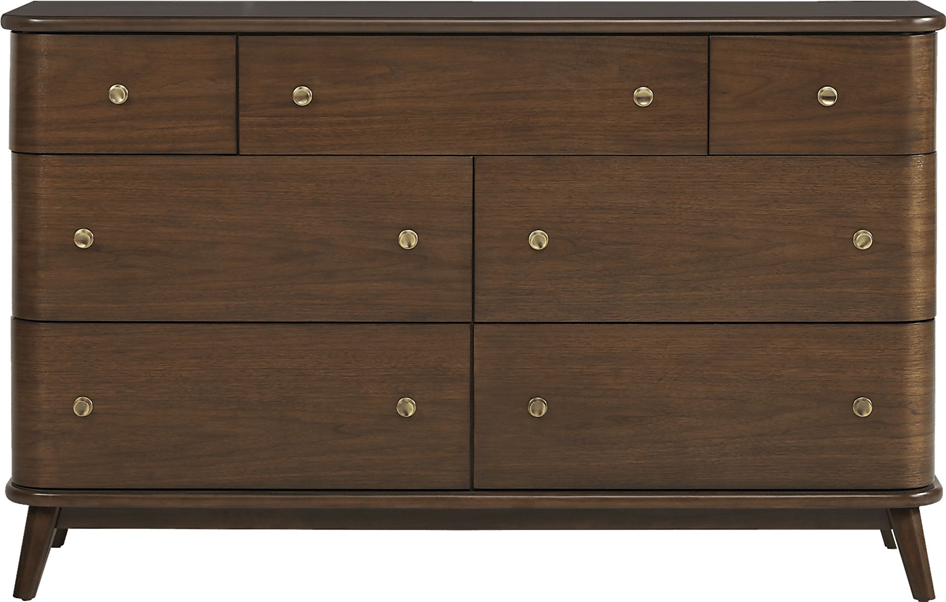 Devon Loft Walnut 7 Pc Queen Panel Bedroom - Image 6