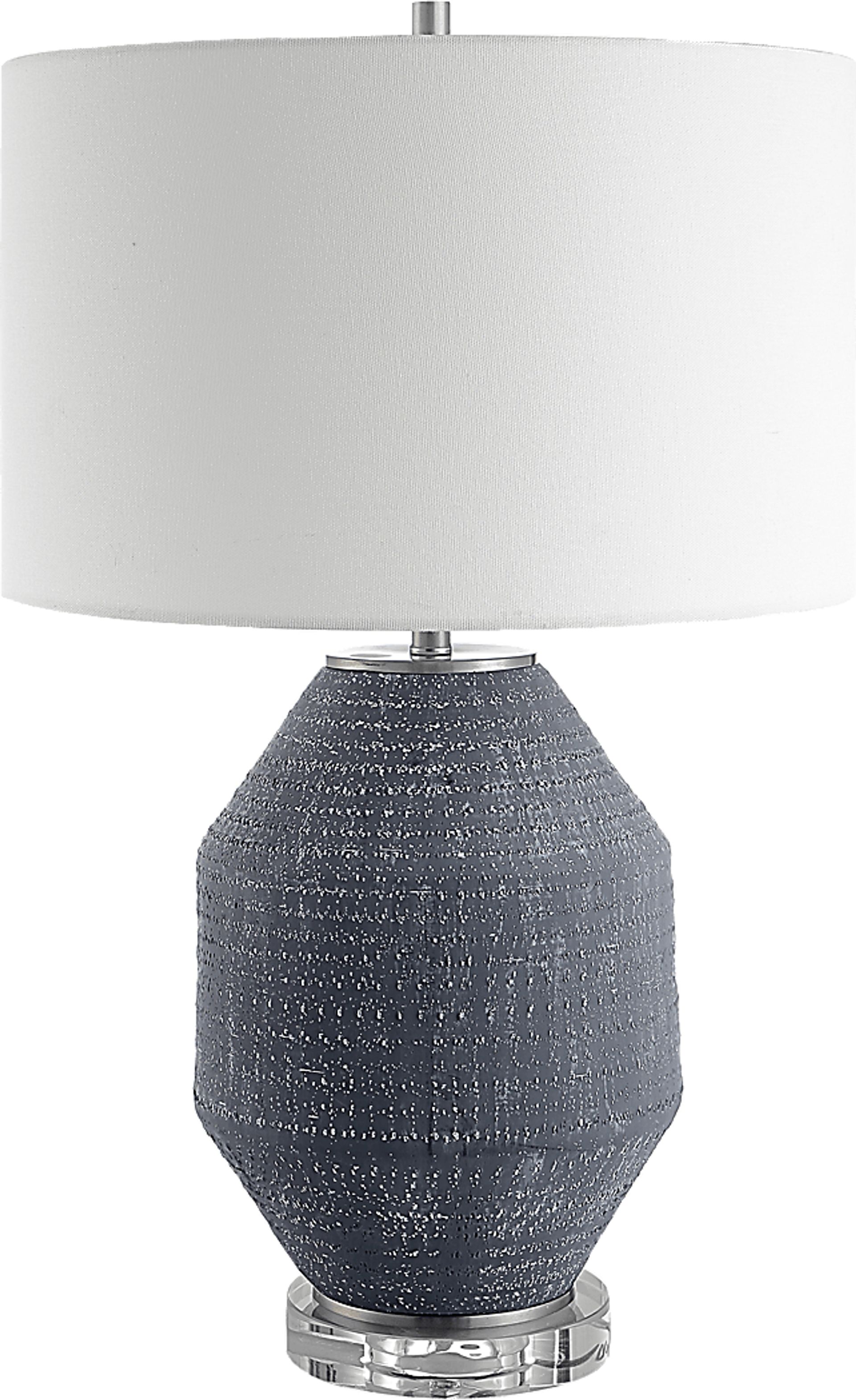 Devonshire Court Charcoal Lamp - Image 1
