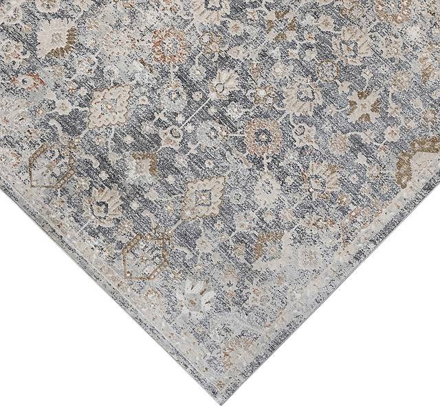 Dewmire Dark Gray 5'3 x 7'10 Rug - Thumbnail - Image 4