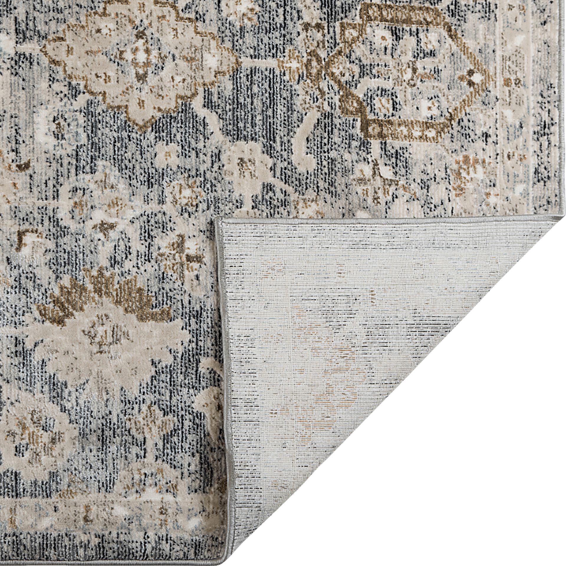 Dewmire Dark Gray 5'3 x 7'10 Rug - Image 5