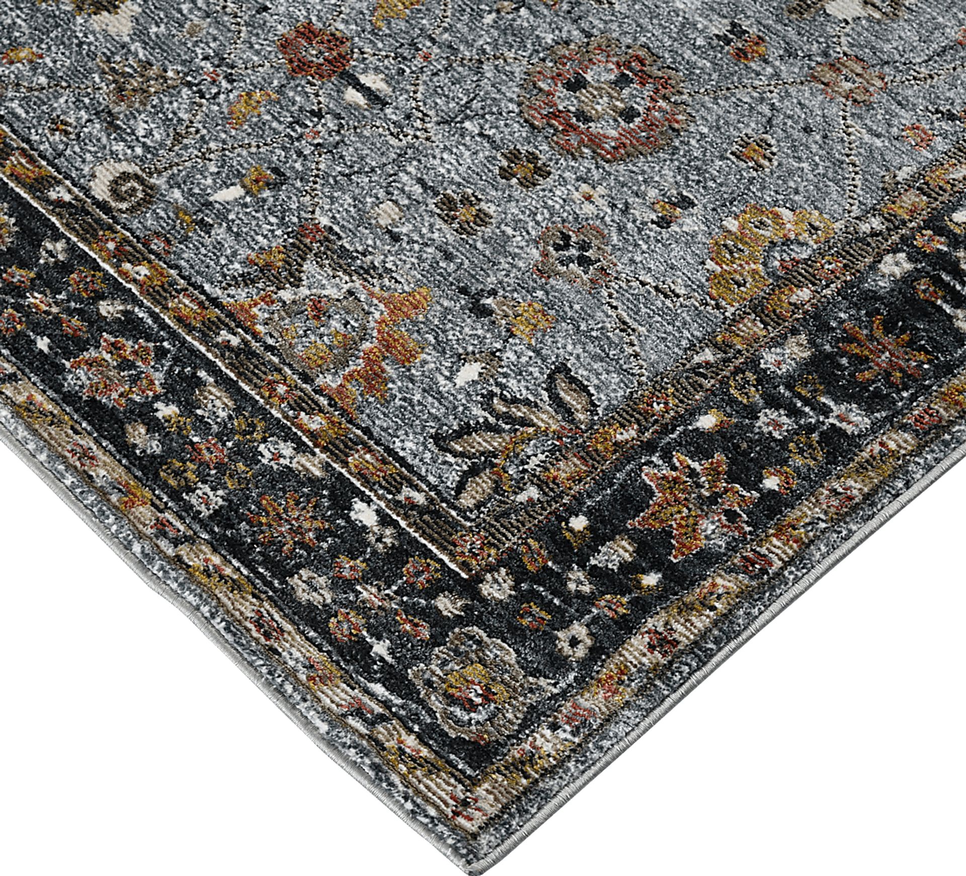 Dewmire Gray 2'6 x 7'10 Runner Rug - Image 4
