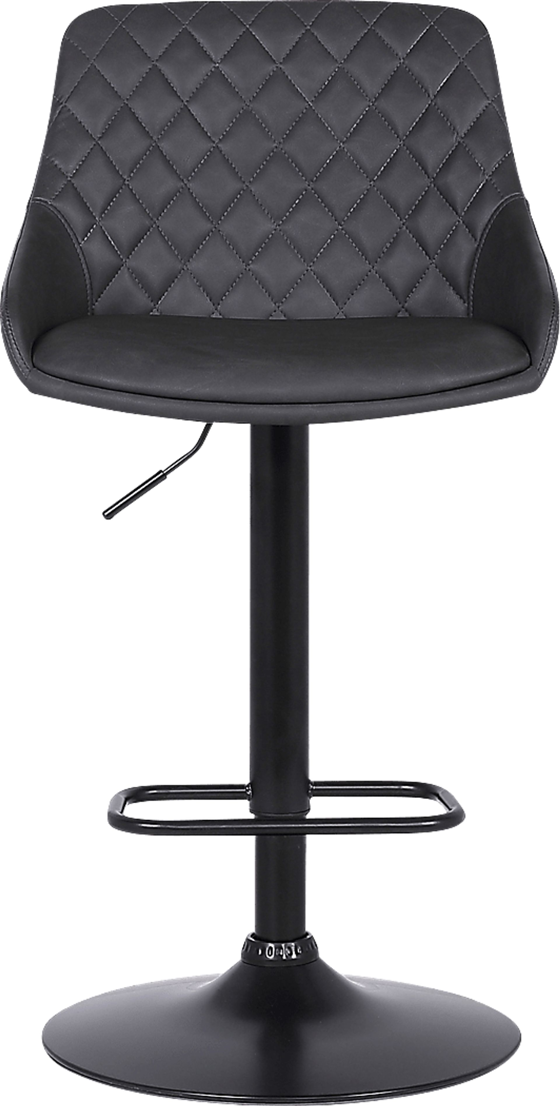 Dewrow Gray Adjustable Barstool - Image 3