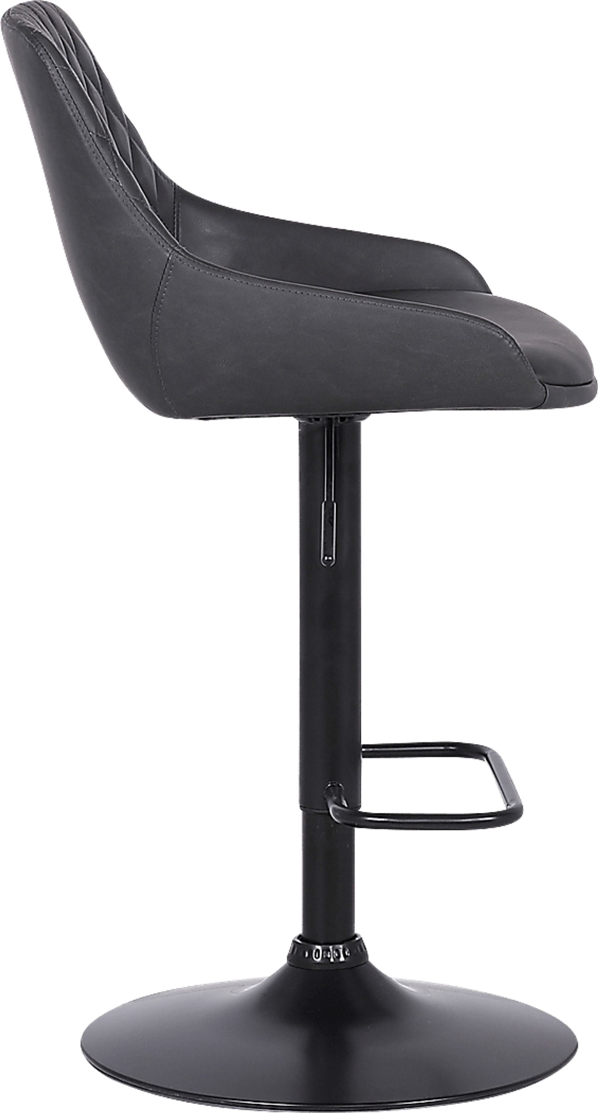 Dewrow Gray Adjustable Barstool - Image 4