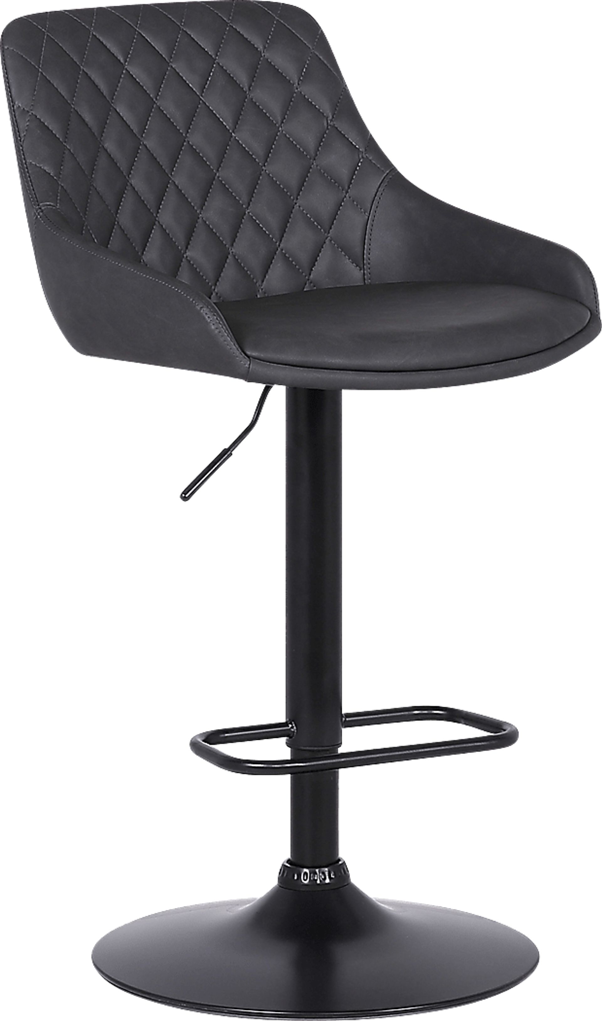 Dewrow Gray Adjustable Barstool - Image 1
