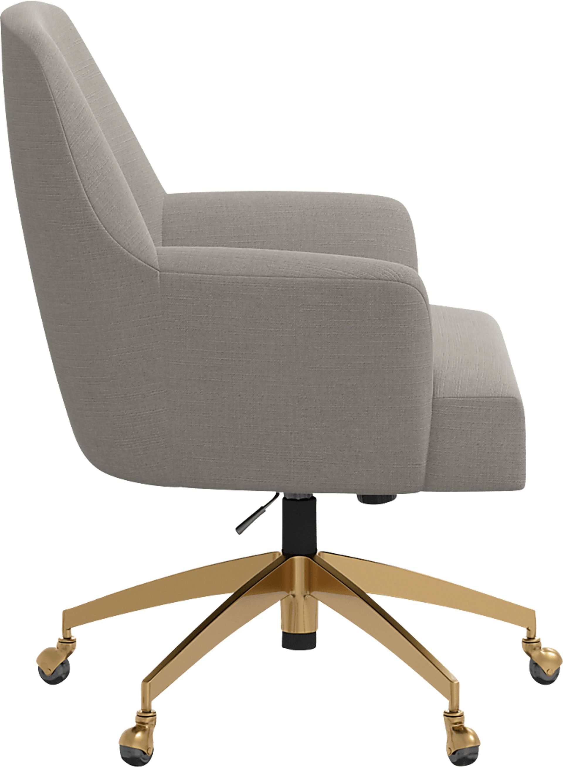Dewstreet Gray Desk Chair - Image 3