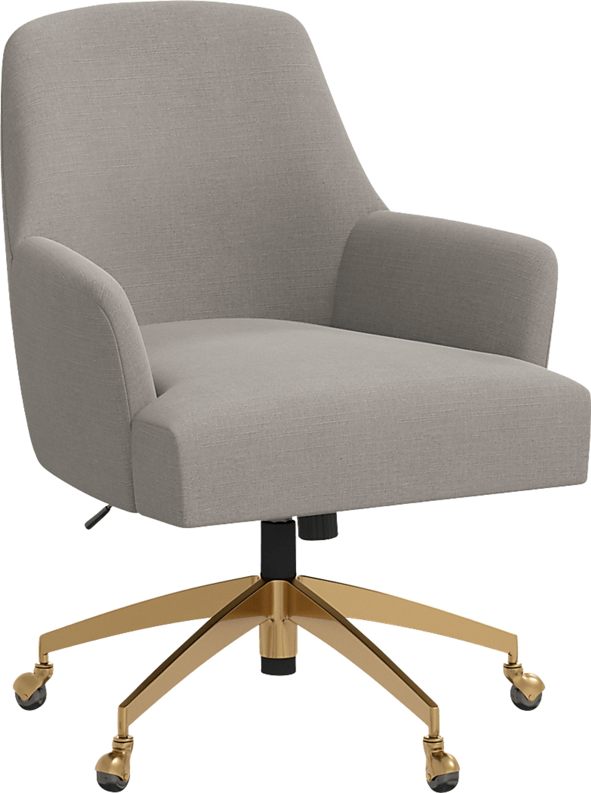 Dewstreet Gray Desk Chair - Image 1