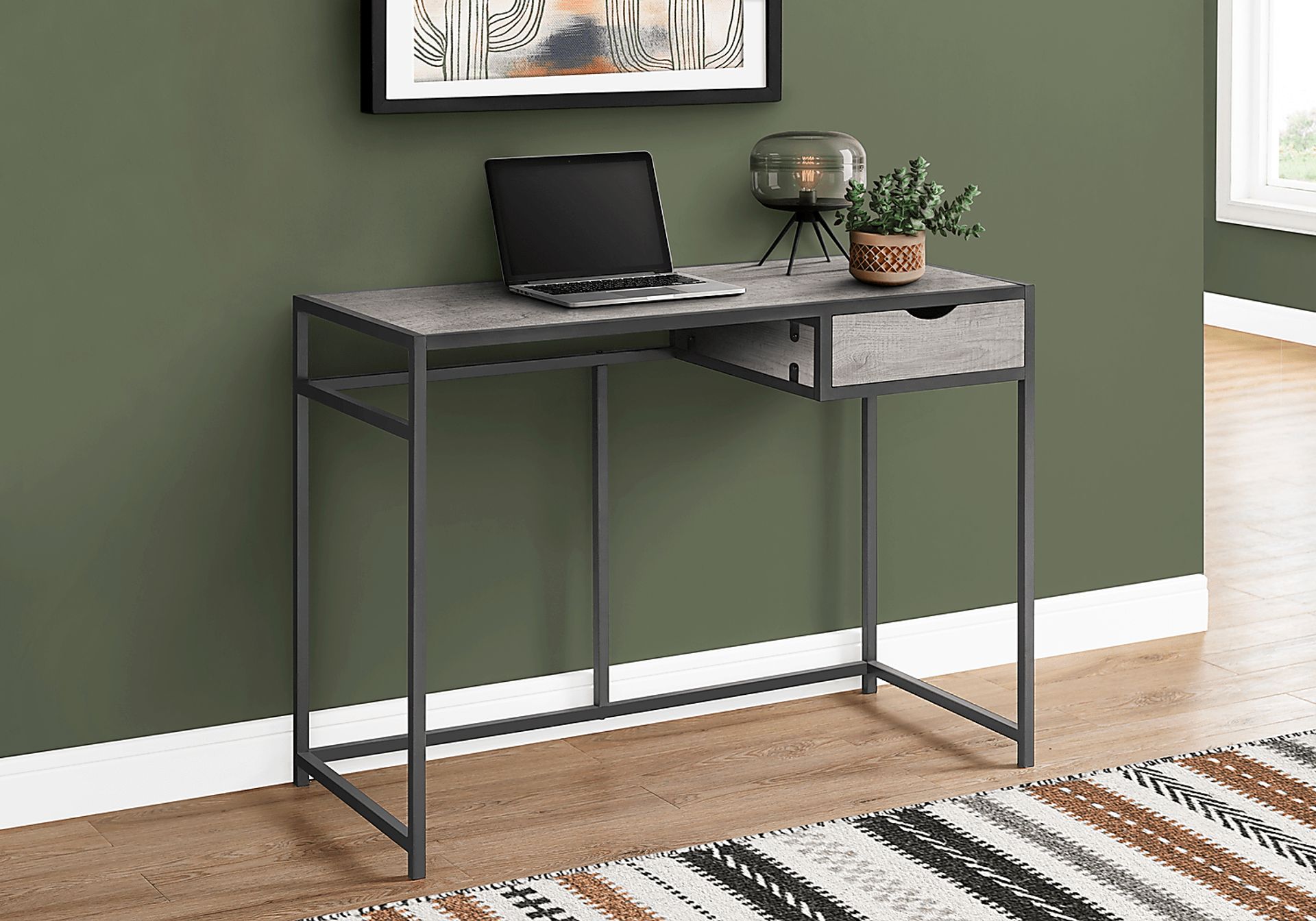 Dexired Gray Desk - Image 3