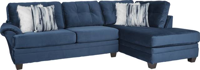 Dharma Place Blue 2 Pc Sectional - Thumbnail - Image 1