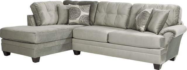 Dharma Place Gray 2 Pc Sectional - Thumbnail - Image 1