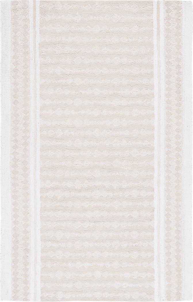 Dhudi Beige 5' x 8' Rug