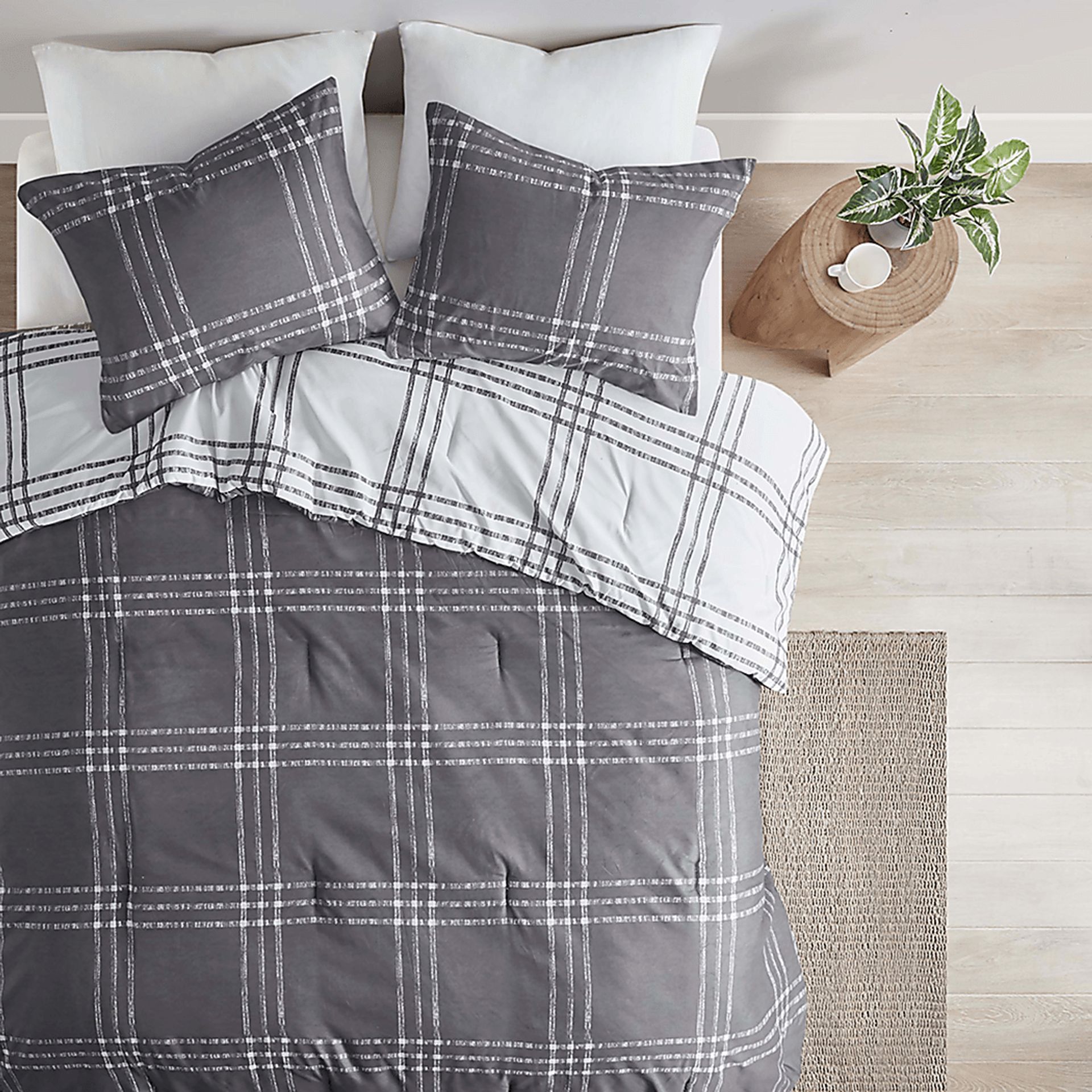 Kids Diabolo Gray Full Comforter Set - Image 15
