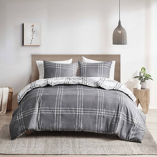 Diabolo Gray King Comforter Set - Thumbnail - Image 7