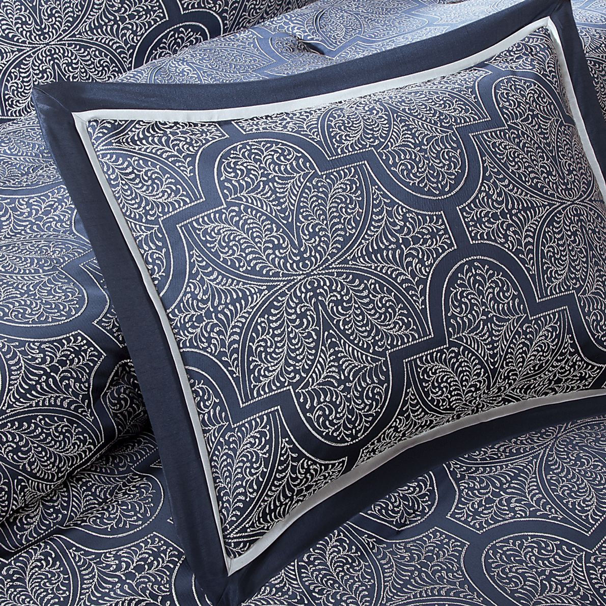 Diala Navy 8 Pc King Comforter Set