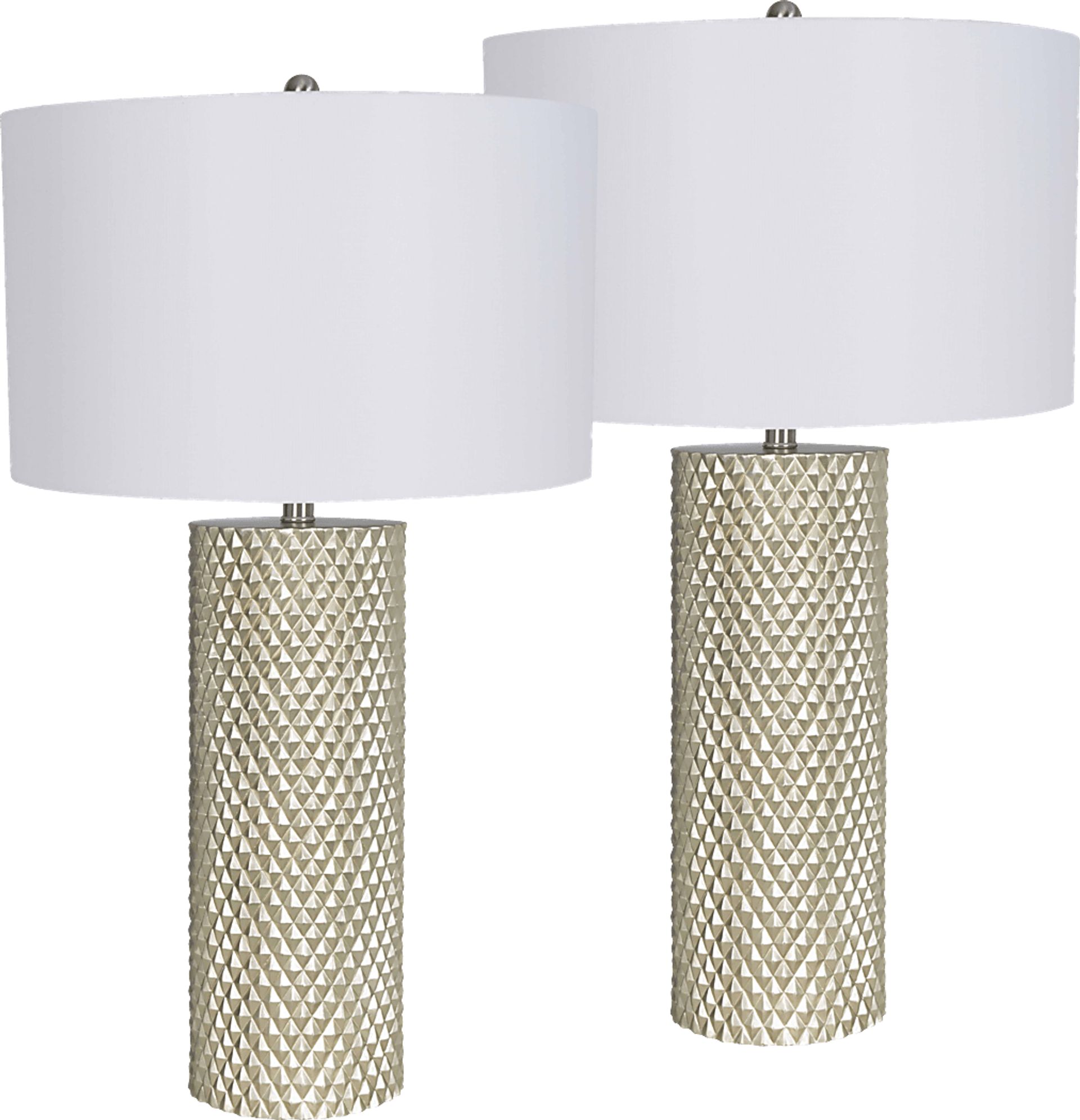 Dialco Gold Lamp, Set of 2 - Image 1