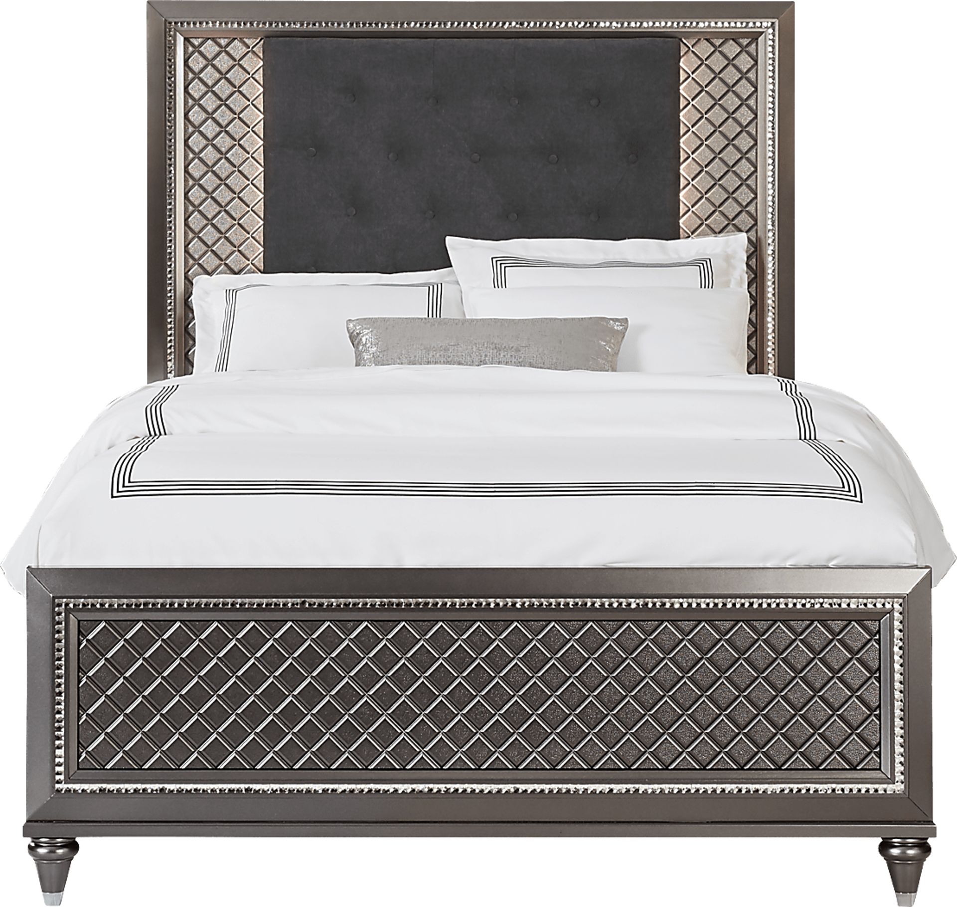 Diamond Falls Gray 5 Pc Queen Panel Bedroom - Image 4