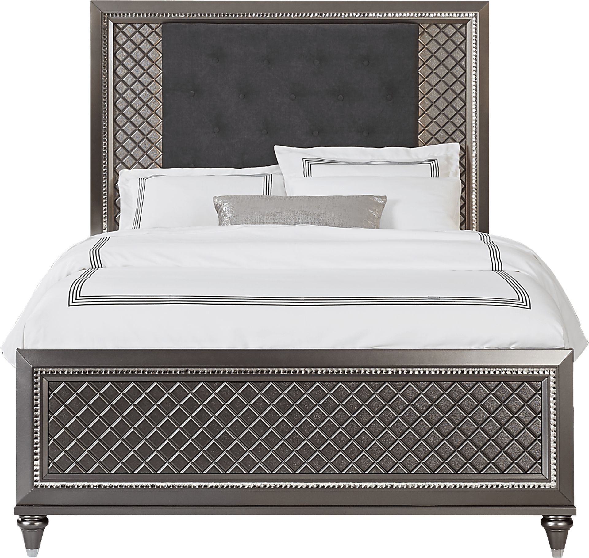 Diamond Falls Gray 5 Pc Queen Panel Bedroom - Image 3