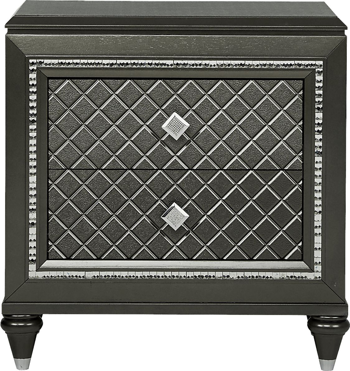 Diamond Falls Gray Nightstand Rooms To Go