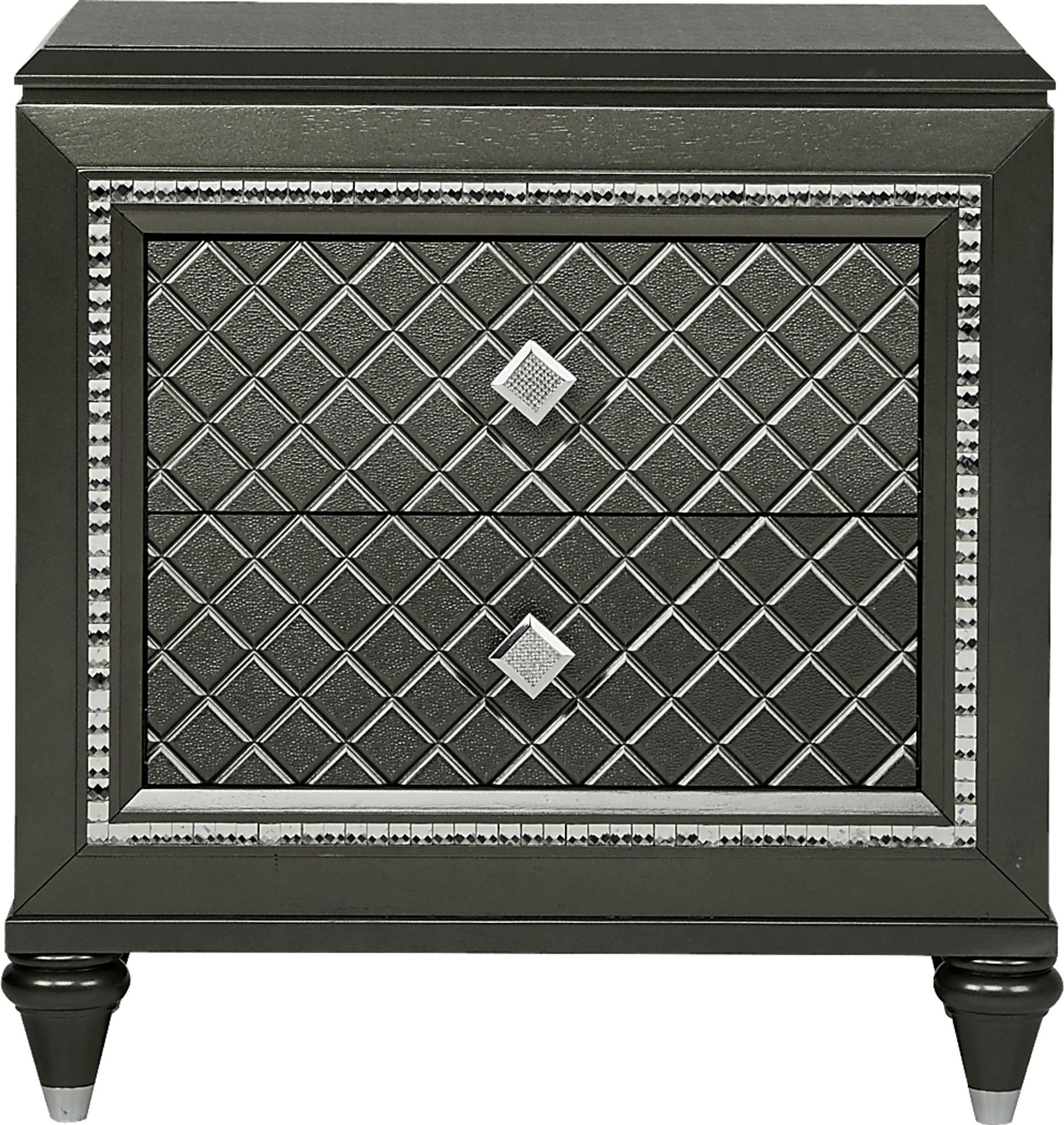 Diamond Falls Gray 7 Pc Queen Panel Bedroom - Image 9