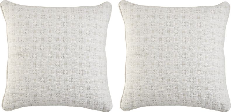 Diamond Pearl Pearl Indoor/Outdoor Accent Pillow, Set of 2