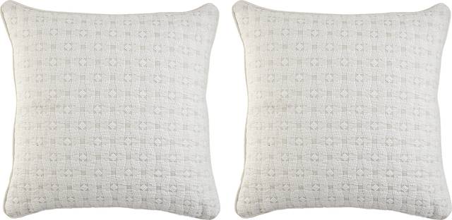 Diamond Pearl Pearl Indoor/Outdoor Accent Pillow, Set of 2 - Thumbnail - Image 1