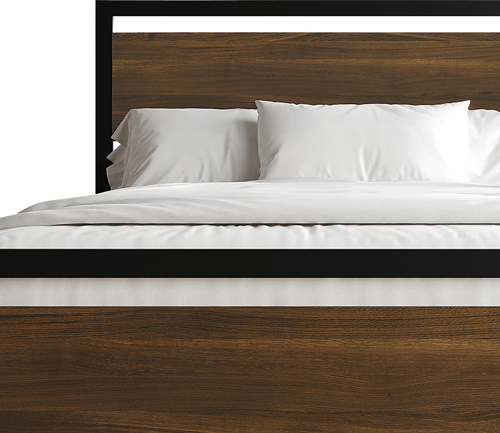 Diamondbite Brown Queen Bed - Image 4