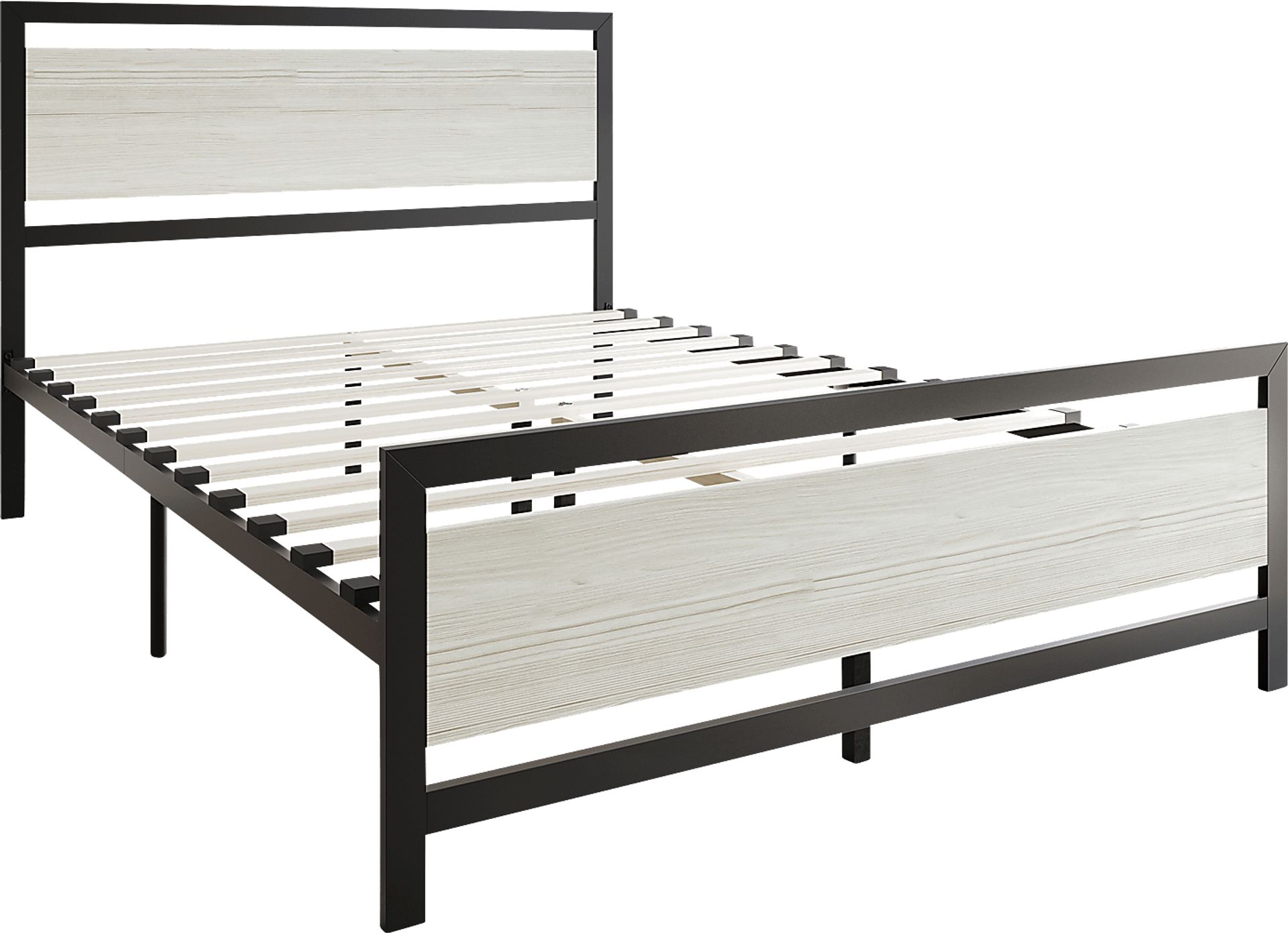Diamondbite Gray Queen Bed - Image 4