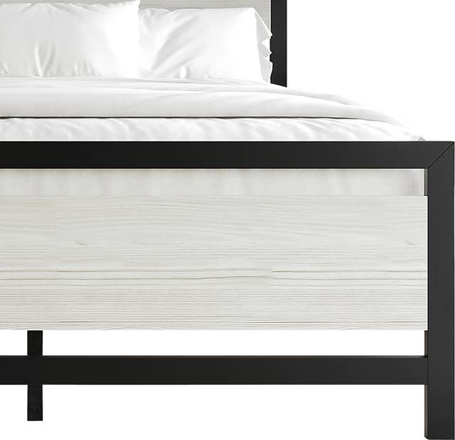 Diamondbite Gray Queen Bed - Thumbnail - Image 6