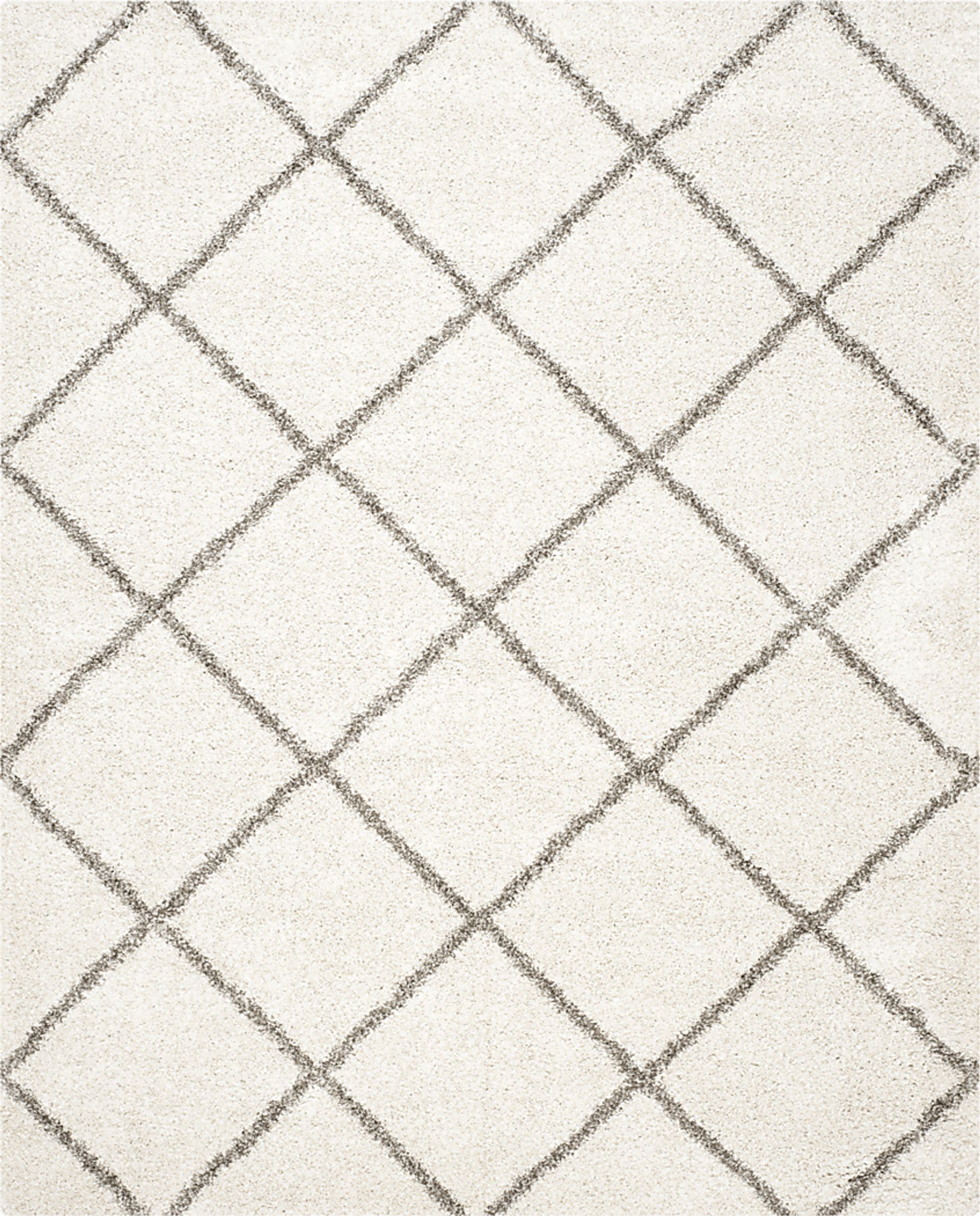 Diamonds Are Forever Ivory 8' x 10' Rug - Image 1