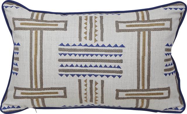 Tolson Twilight Blue Indoor/Outdoor Accent Pillow - Thumbnail - Image 1
