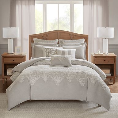 Diandra Natural 9 Pc King Comforter Set