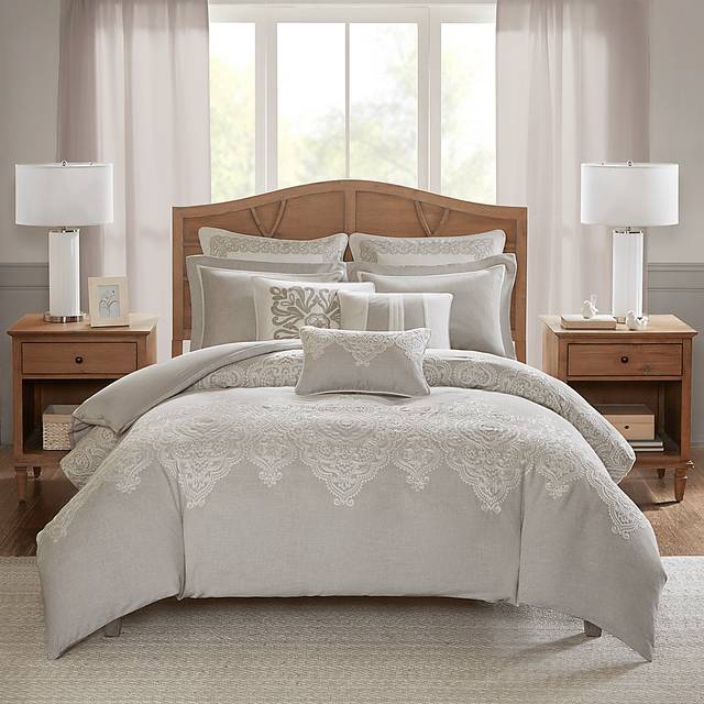 Diandra Natural 9 Pc King Comforter Set - Thumbnail - Image 1