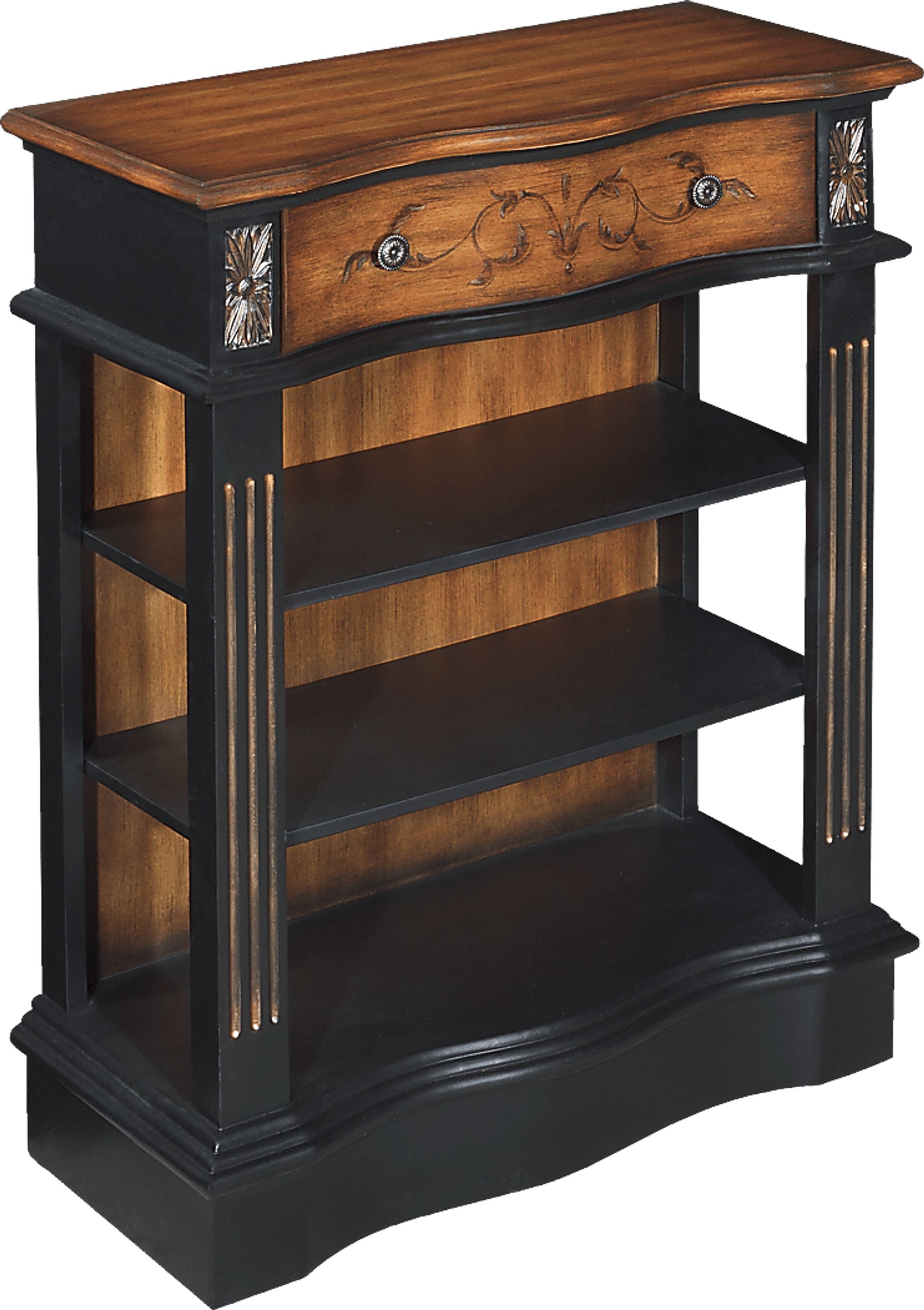Diane Black Accent Bookcase - Image 1
