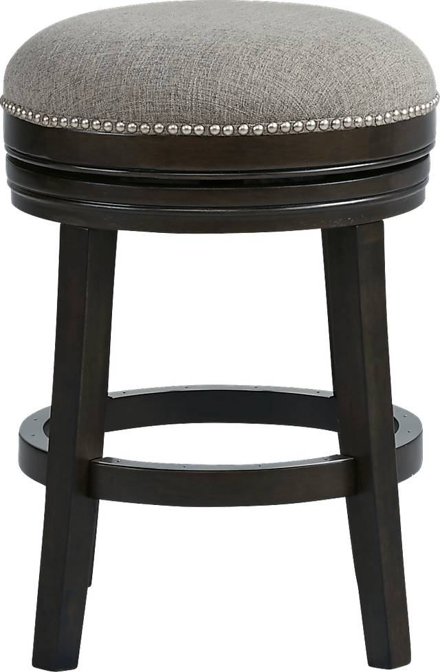 Dianella Cobblestone Swivel Counter Height Stool - Thumbnail - Image 2