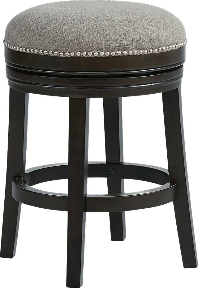 Dianella Cobblestone Swivel Counter Height Stool - Thumbnail - Image 1