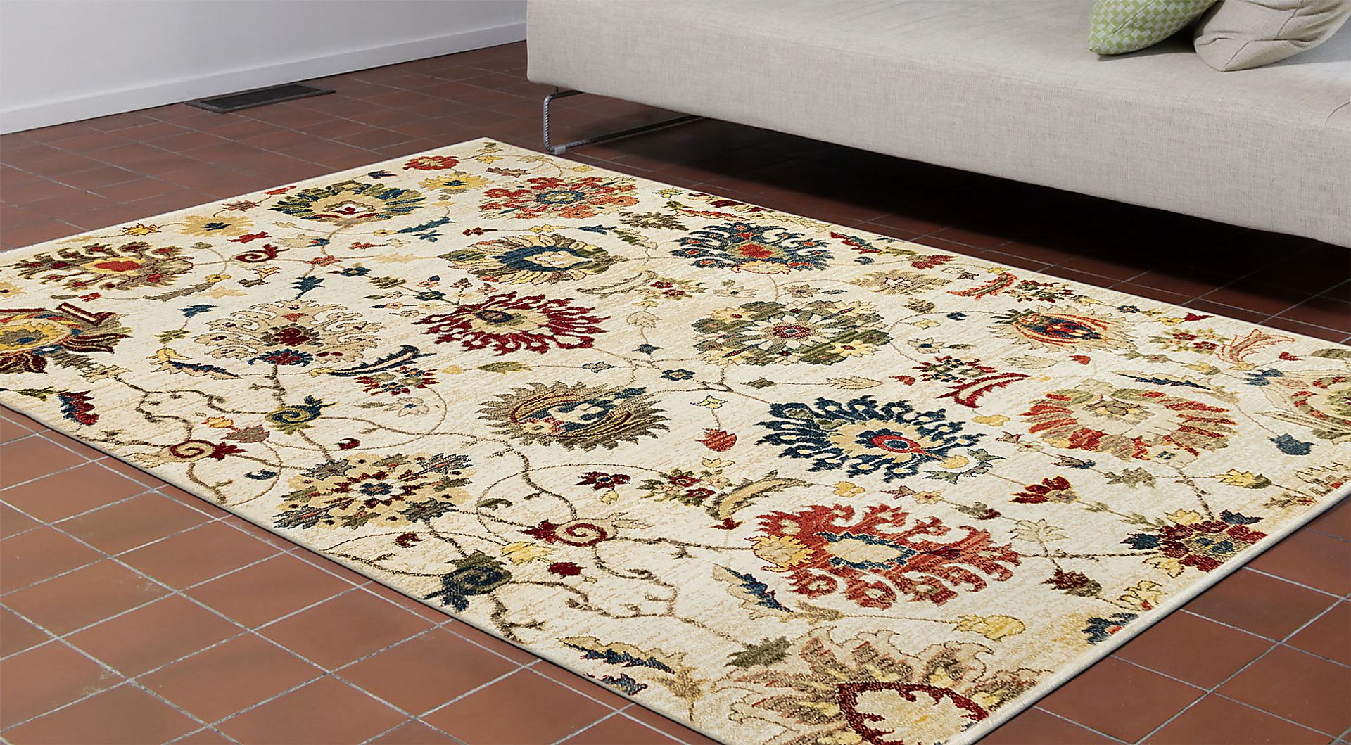 Diantha Beige 4'11 x 7'5 Rug - Image 3
